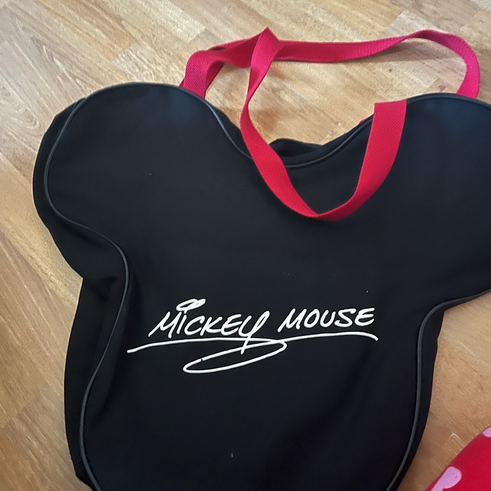 Large Mickey Mouse Black and Red Tote Bag - Picture 2 of 2